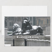 Trafalgar Square London - Snow (Front/Back)