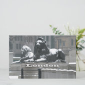 Trafalgar Square London - Snow (Standing Front)