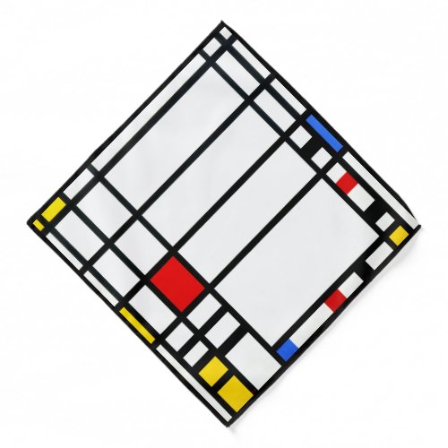 Trafalgar Square _ Piet Mondrian _ Modern Art Bandana