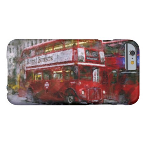 Trafalgar Square Red Double_decker Bus London UK Barely There iPhone 6 Case