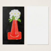 Traffic Cone and Flowers (Front & Back)