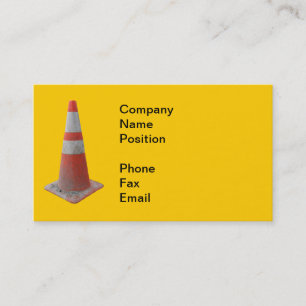 Traffic Cone Business Card
