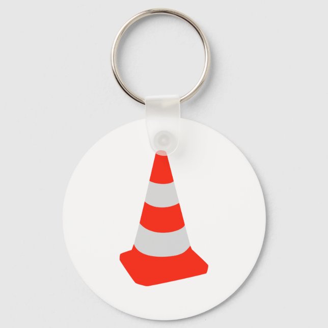 Traffic cone keychain (Front)