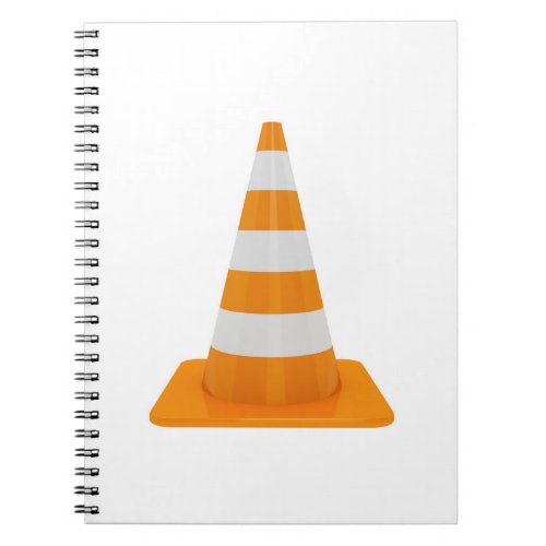 Traffic cone notebook