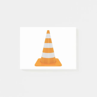 Traffic cone post-it notes