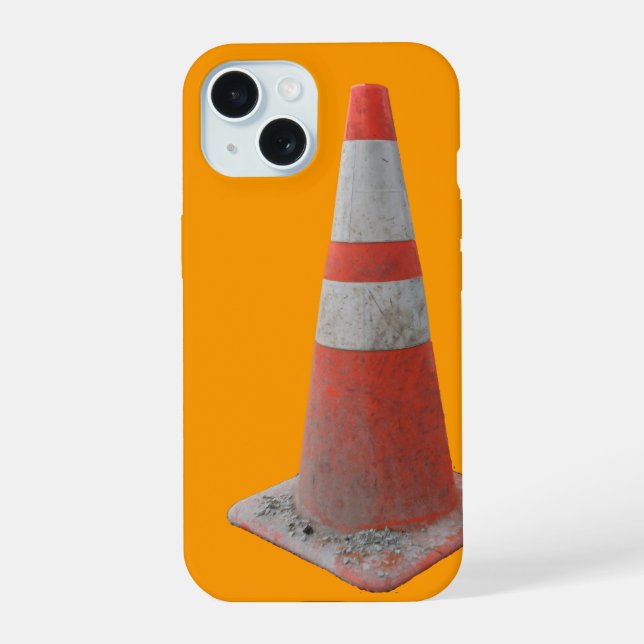 Traffic Cone, Pylon, Construction Cone Iphone Case (Back)