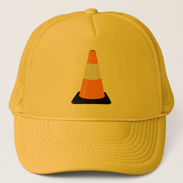 Traffic Cone Trucker Hat (Front)