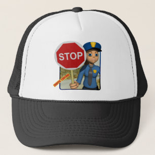 Traffic Control Officer Trucker Hat