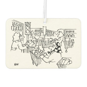 Traffic Control Traffic Lights in a Supermarket Air Freshener