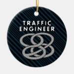 Traffic Engineer Highway Interchange Ceramic Ornament