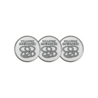 Traffic Engineer Highway Interchange Golf Ball Marker