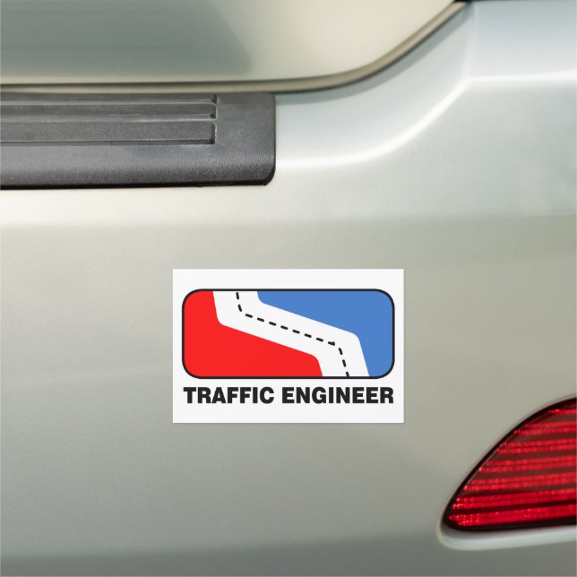 Traffic Engineer League Car Magnet (In Situ)