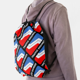 Traffic Engineer League Drawstring Bag