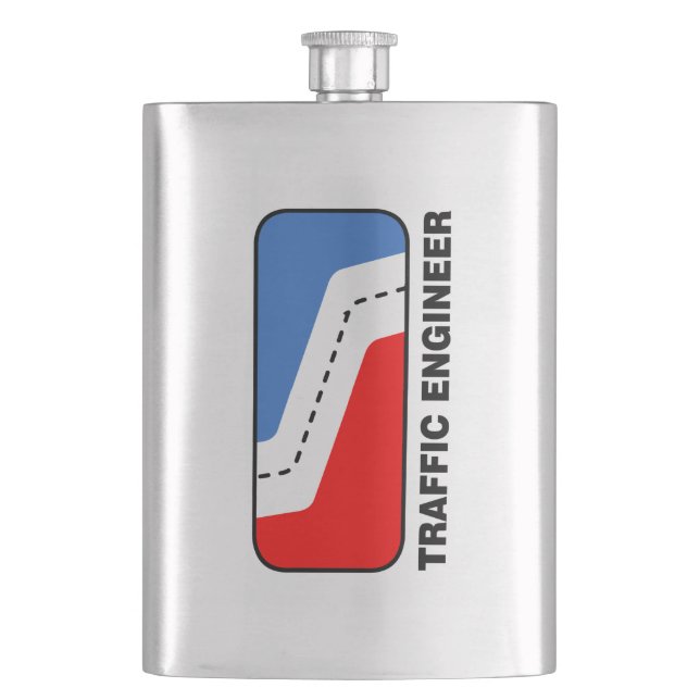 Traffic Engineer League Flask (Front)