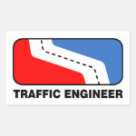 Traffic Engineer League  Rectangular Sticker