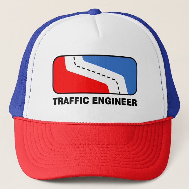 Traffic Engineer League Trucker Hat (Front)