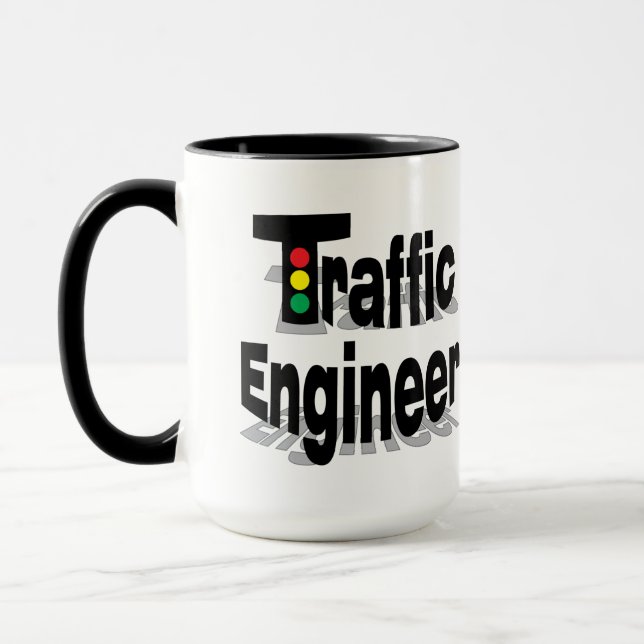 Traffic Engineer Lights Mug (Left)