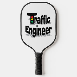 Traffic Engineer Lights Pickleball Paddle