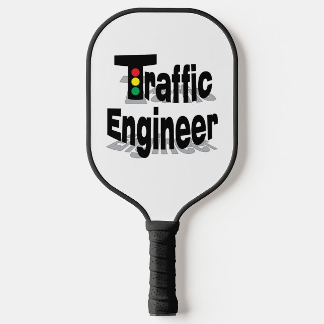 Traffic Engineer Lights Pickleball Paddle (Front)