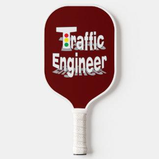 Traffic Engineer Lights Pickleball Paddle