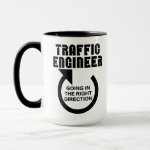 Traffic Engineer Right Direction Mug