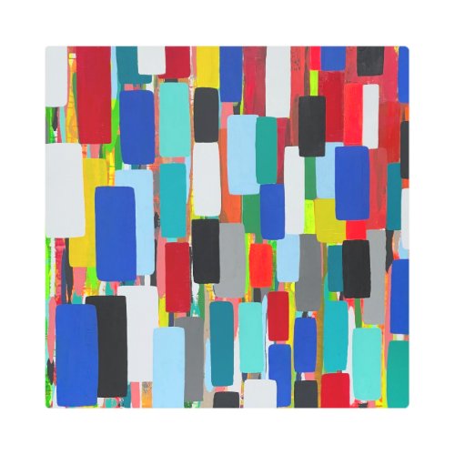 Traffic Jam 16 x 16 Metal Wall Art