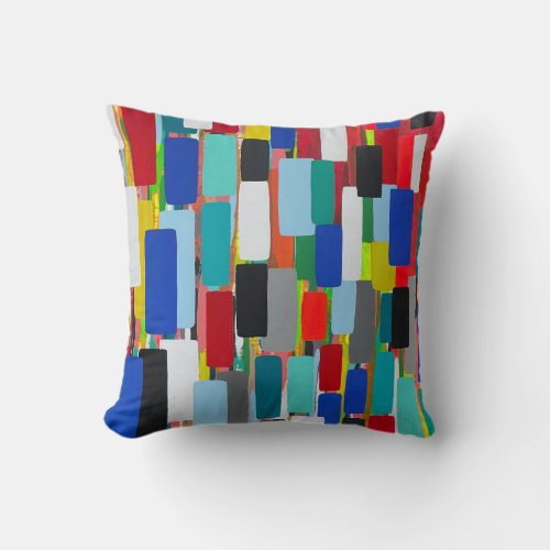 Traffic Jam 16 x 16 Poly Throw Pillow