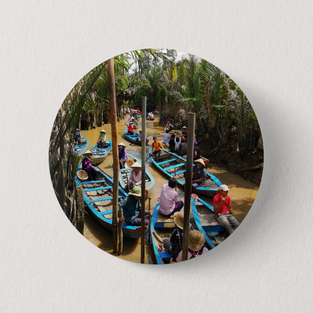 "Traffic Jam in Vietnam" Button (Front)