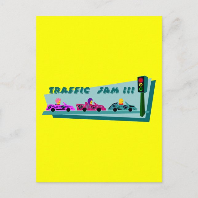 Traffic Jam Postcard (Front)