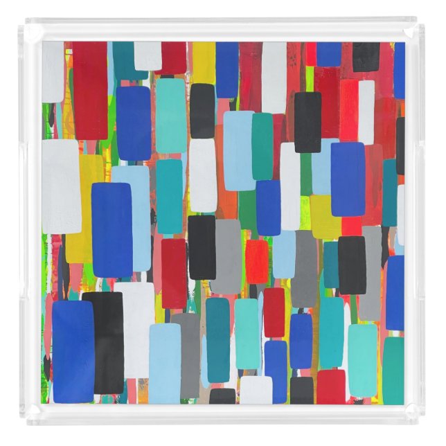 Traffic Jam X-Large Acrylic Tray (Front)