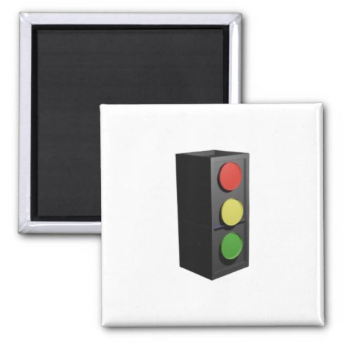 Traffic Light 3d Model Magnet