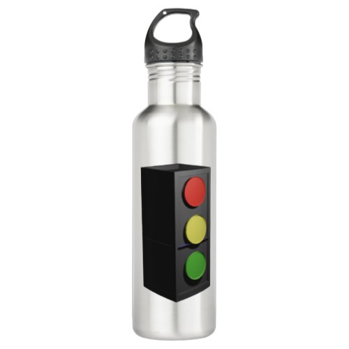 Traffic Light 3d Model Stainless Steel Water Bottle