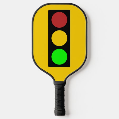 Traffic Light Ahead Caution Road Sign Pickleball P Pickleball Paddle