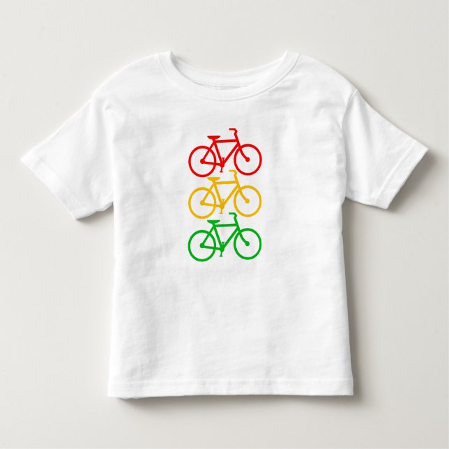 Traffic Light Bikes Toddler T-shirt (Front)