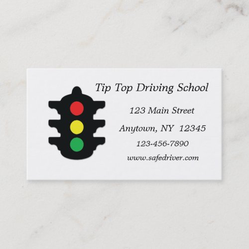 Traffic Light Business Card