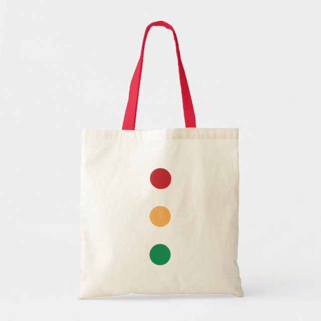 Traffic light colors circles Canvas Bags (Front)