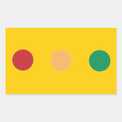 Traffic light colors circles Stickers