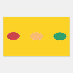Traffic light colors circles Stickers