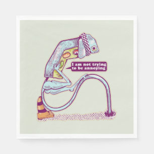 Traffic light looking sad napkins