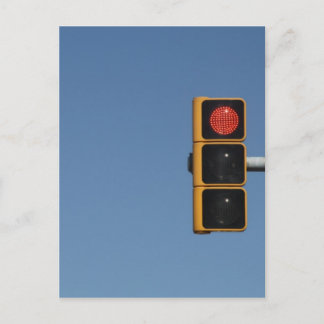 Traffic light postcard