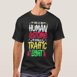Traffic Light Sign Green Yellow Red Stop Stoplight T-Shirt