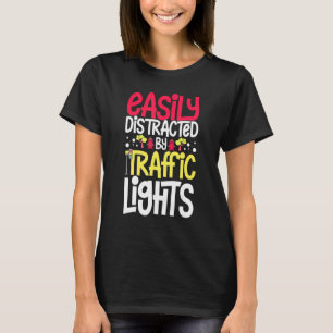 Traffic Light Sign Green Yellow Red Stop Stoplight T-Shirt