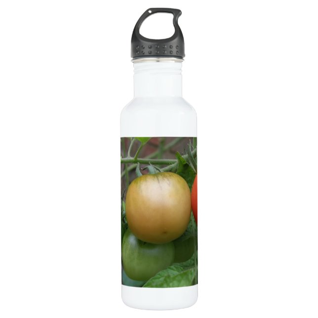 Traffic Light Tomatoes Water Bottle (Front)