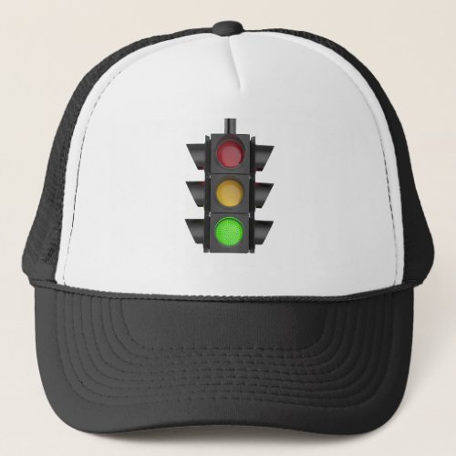 Traffic light trucker hat