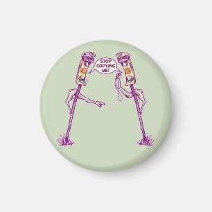 Traffic lights arguing magnet