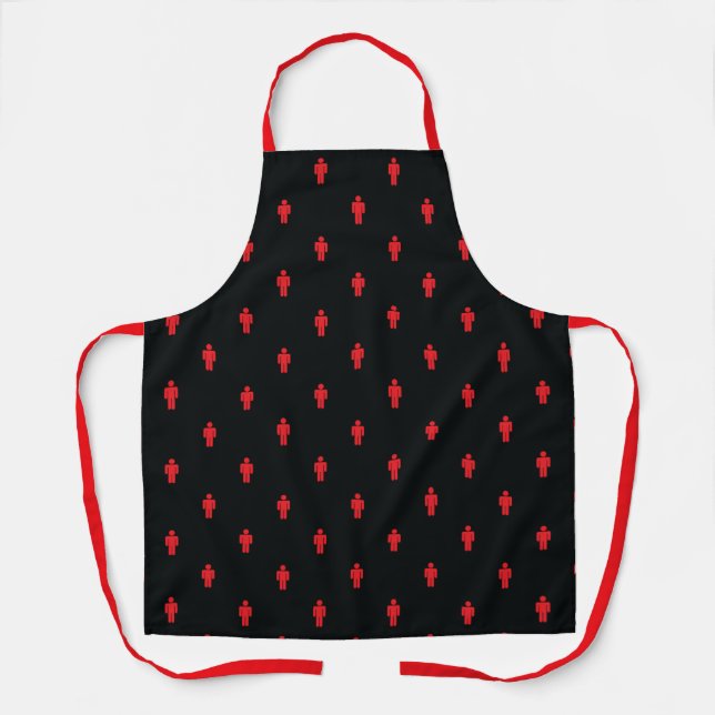 Traffic Lights Man Apron (Front)