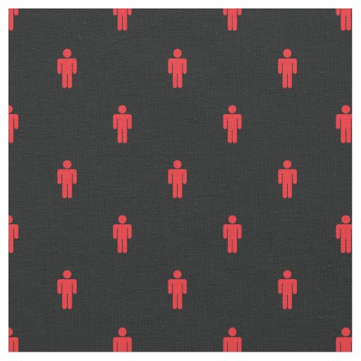 Traffic Lights Man Fabric