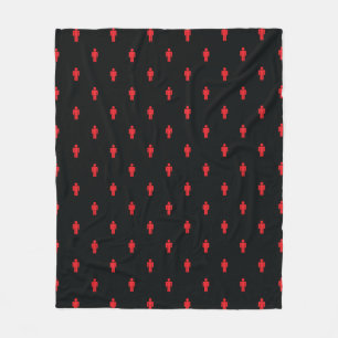 Traffic Lights Man Fleece Blanket