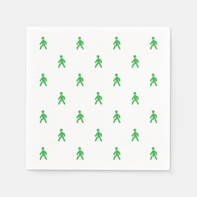 Traffic Lights Man Napkins (Front)