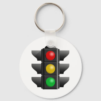 TRAFFIC LIGHTS RED YELLOW GREEN SIGNS DIRECTION KE KEYCHAIN